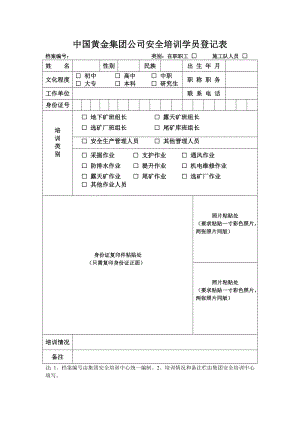 安全培訓(xùn)學(xué)員登記表.doc